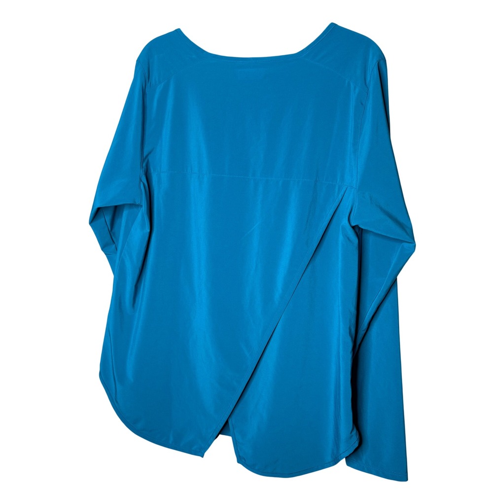 Columbia Sportswear Women's Sz XL Teal Long Sleeve Performance Top Activewear